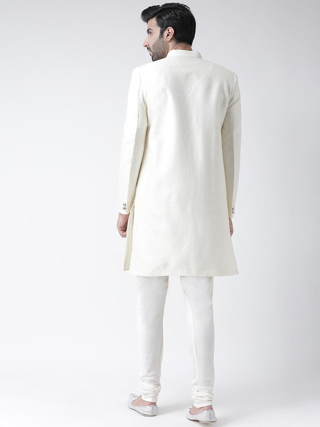 Royal Ethnics | Men's Wedding Sherwani with Churidar | Indo-Western Designer Outfit | Groom & Festival Wear | Elegant Fit - Royal Ethnic