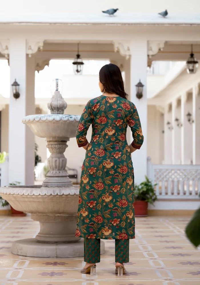 FABNEX Kurta Pant and Dupatta Set for Women | Kurta Set for Women (K-71-118)
