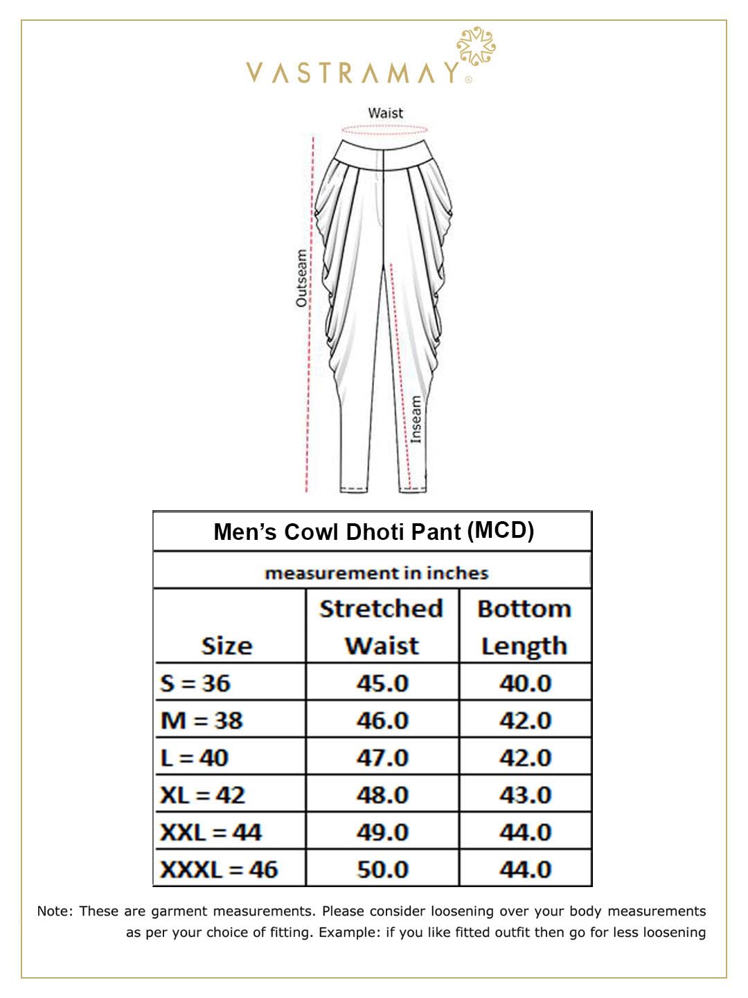 Royal Ethnic | Men's Cotton Silk Dhoti Pant | White Color | Mid Rise | Regular Fit | Pre-Stitched | Festive & Elegant - Royal Ethnic