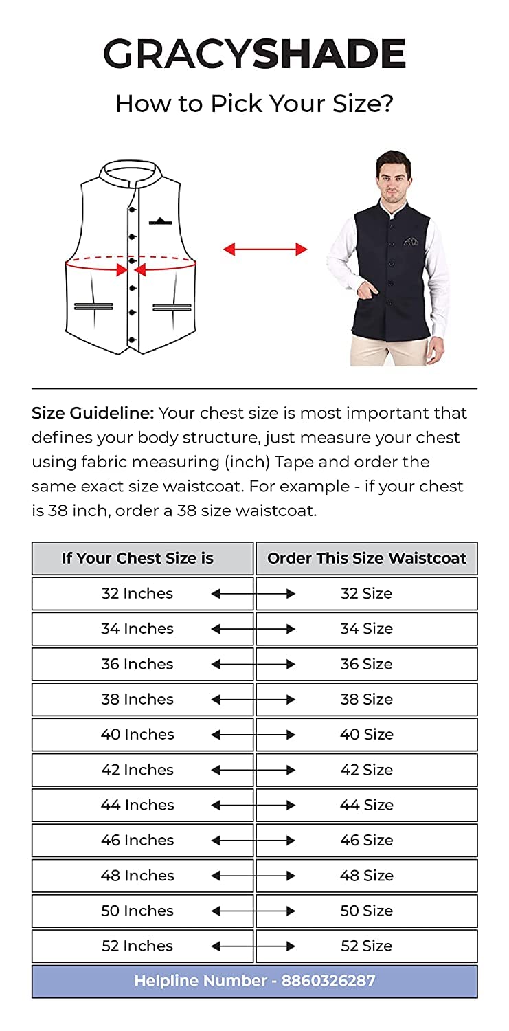 Royal Ethnics | Men's Nehru/Modi Jacket Waistcoat | Premium Matty Fabric | Sleeveless | Regular Fit | Festival Casual - Royal Ethnic