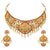 Royal Ethnic | Women's Pearl Choker Temple Necklace Set | 22k Gold Plated | Traditional Festive Wear | Wedding Style - Royal Ethnic