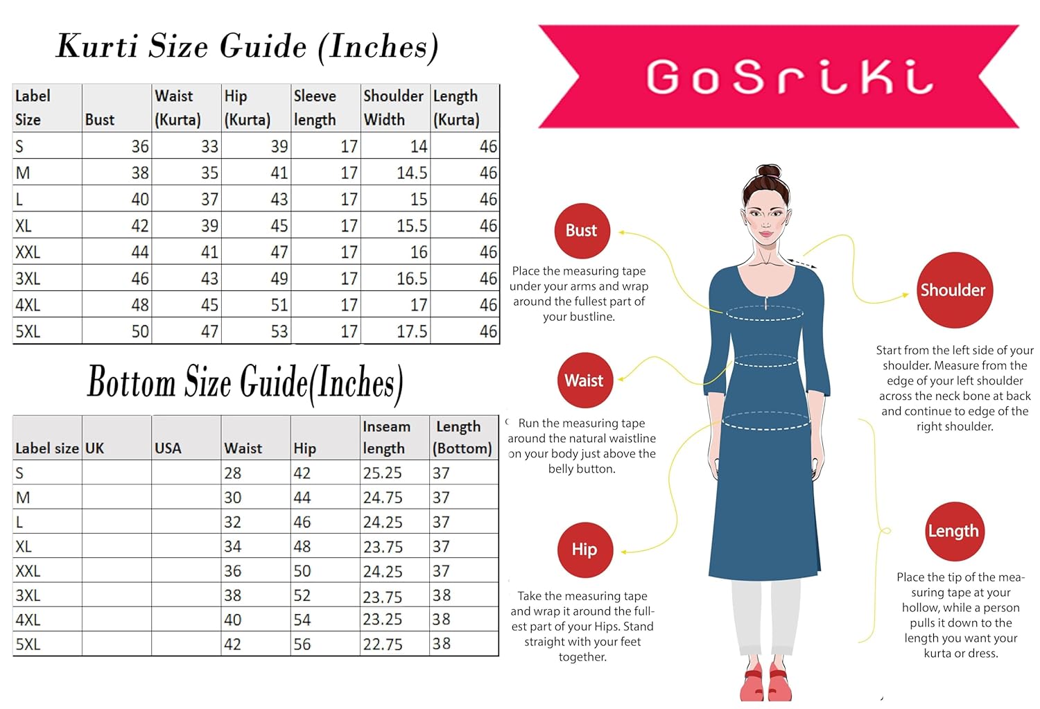 GoSriKi Women's Rayon Viscose Straight Bandhej Printed Kurta with Pant & Dupatta